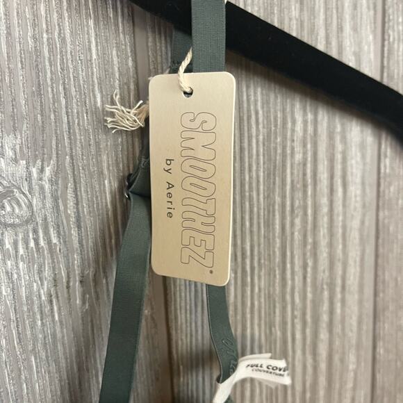 Aerie SMOOTHEZ Mesh Unlined Bra in Royal Palm 32B NWT - Picture 9 of 9